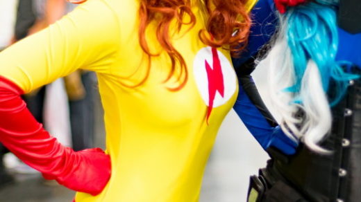 flash logo boobs