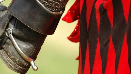 knight's boot and spur
