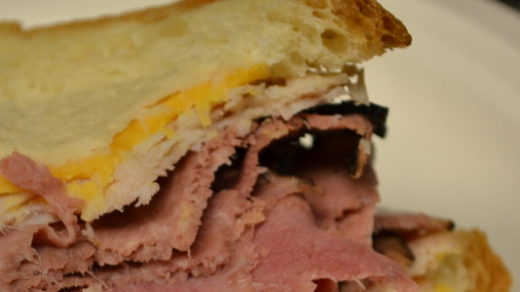 Turkey ham sandwich