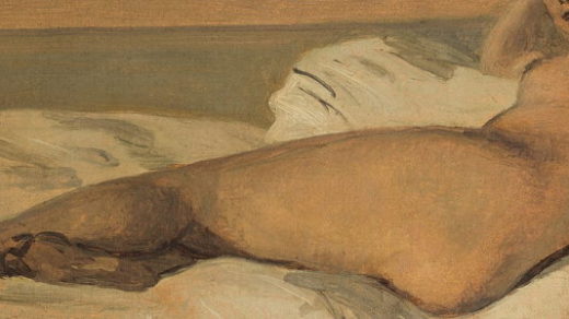 detail of painting called Marietta
