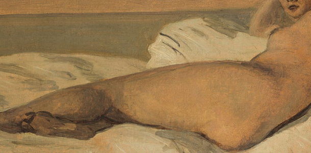 detail of painting called Marietta