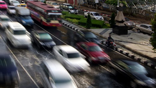 speeding traffic
